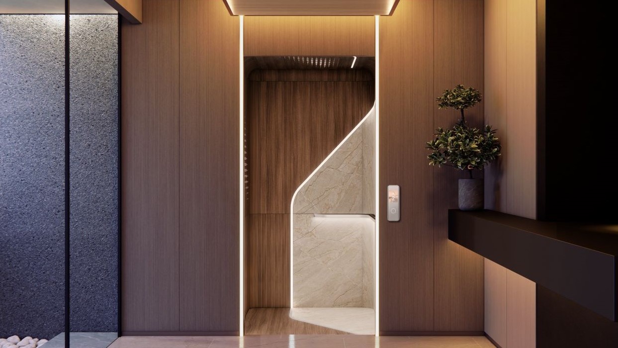 東芝家用電梯轎廂新品發(fā)布，用藝術(shù)重構(gòu)別墅“奢雅流韻”垂直美學(xué)